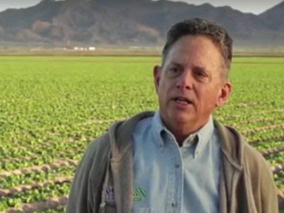 Gary Pasquinelli in a field