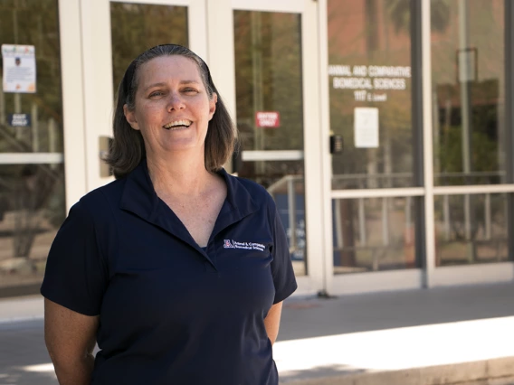 Fiona McCarthy, Professor in the School of Animal and Comparative Biomedical Sciences.