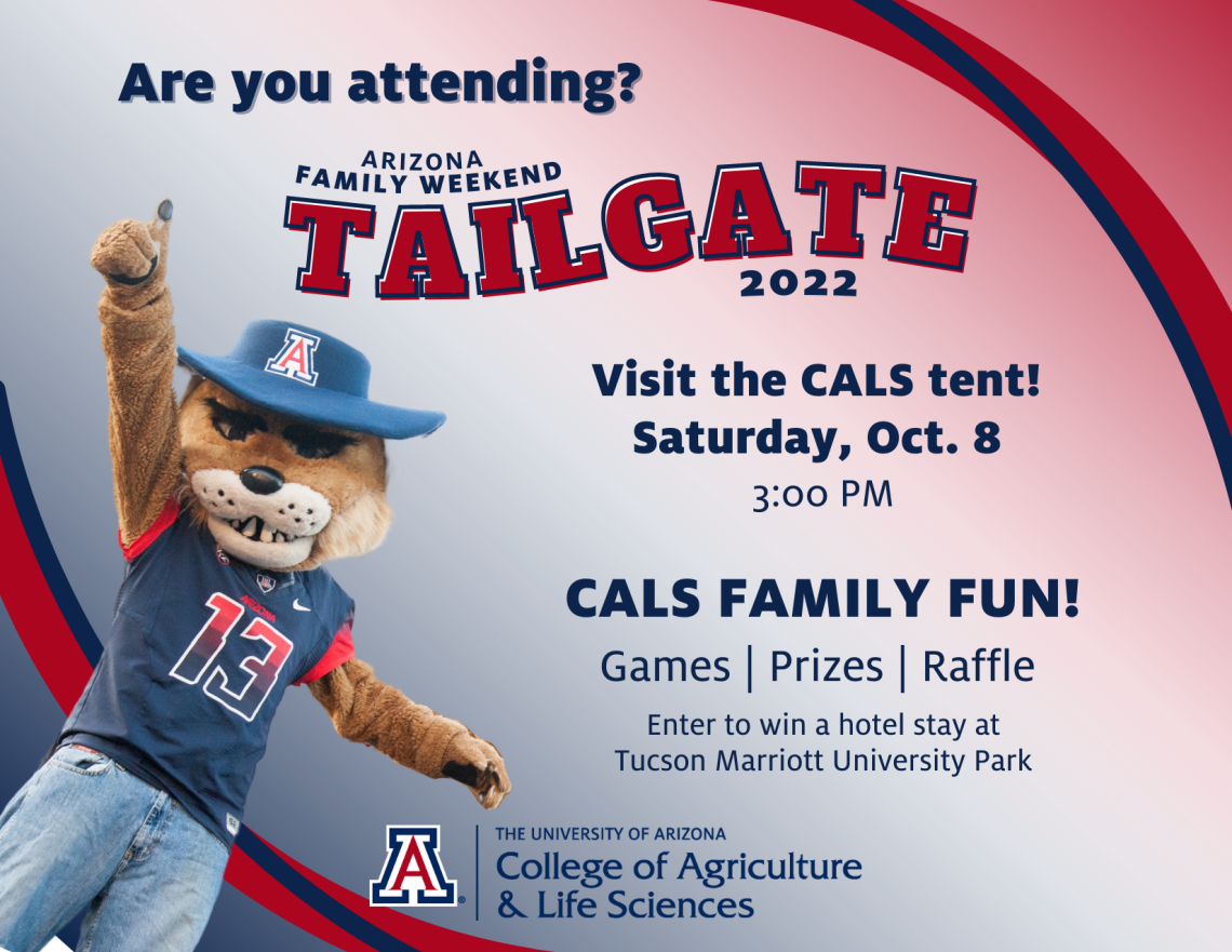 CALS Tent at Family Weekend Tailgate