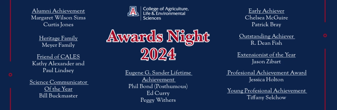 CALES Award Recipient Banner