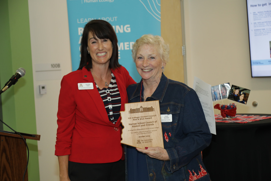 Norton Council Red and Blue Award 