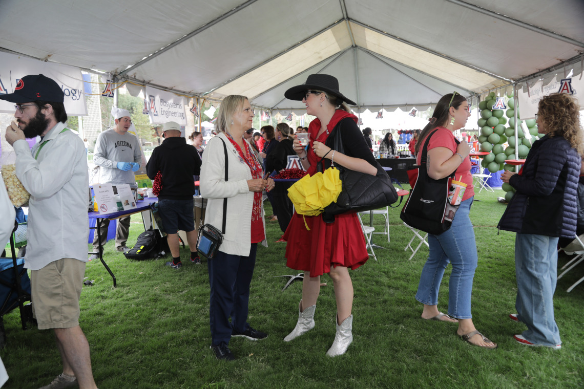 Conversations under the tent 